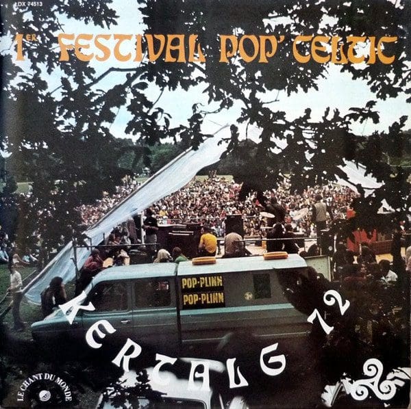 Pochette du vinyle "1er Festival Pop Celtic", Kertalg 72, 1972 - droits réservés