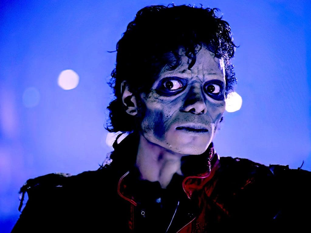 Michael Jackson, capture écran du clip "Thriller" - droits réservés
